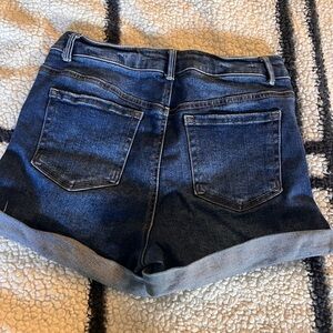 Wax Jean Dark Blue Women's Jean Shorts